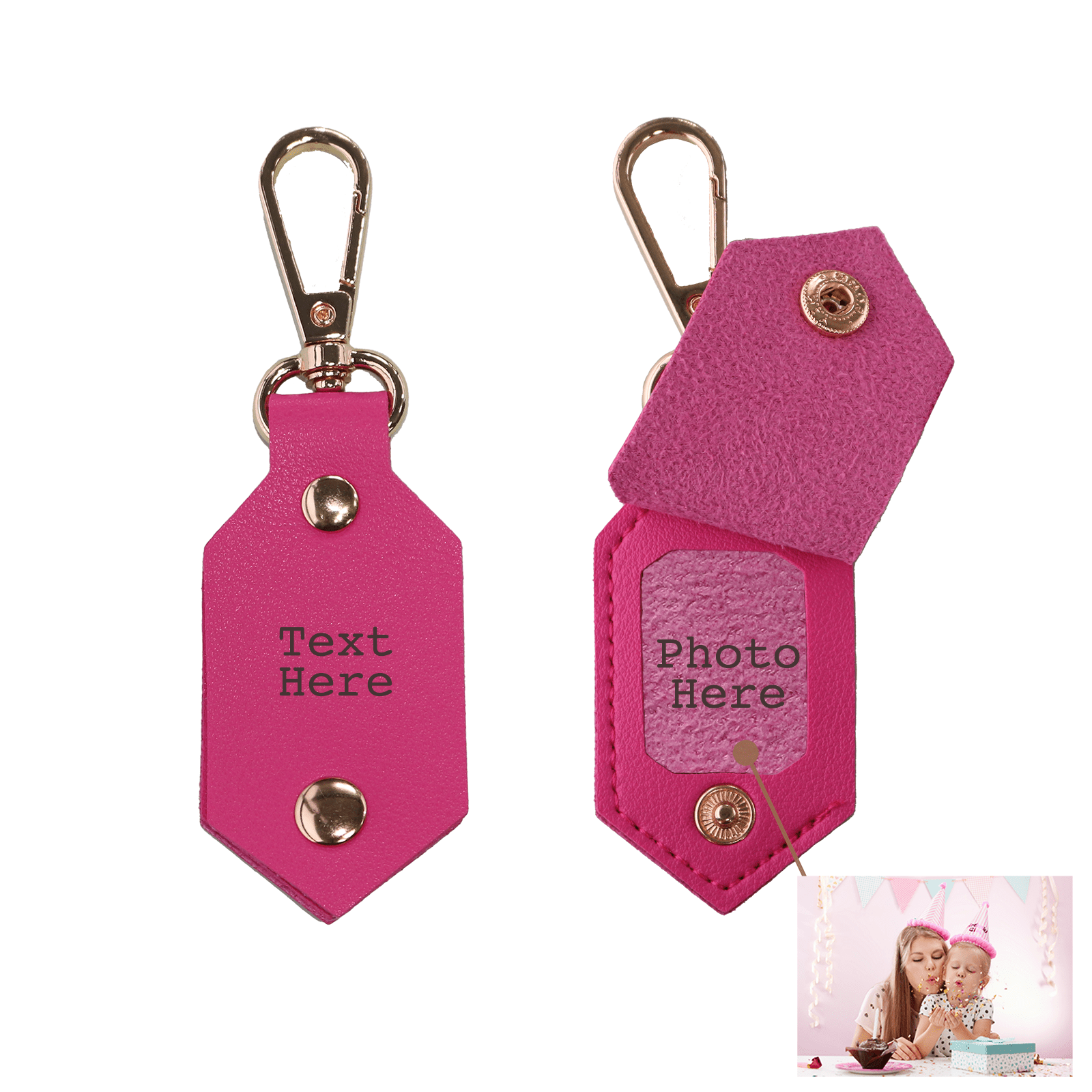 Personalized Picture Key Chains,Custom Keychain With Picture, Llaveros(Dark Brown) Personalizados Customized Keychain Gifts For Women Boyfriend Husband Mens - uniqicon
