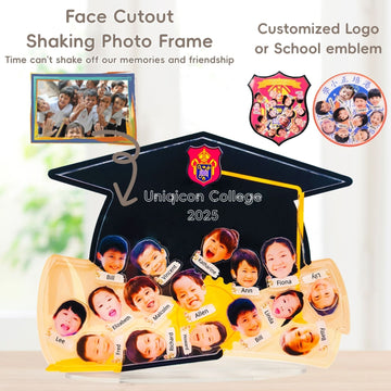 Personalised 4D Shaker Graduation Photo Frame Gift,Gifts From Nursery Primary School Leavers,Leaving College To Teachers For Her Him Daughter