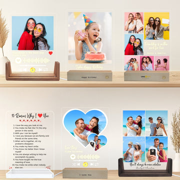 Personalised Spotify Friend Plaque — Best Friend Birthday with Voice Message - uniqicon