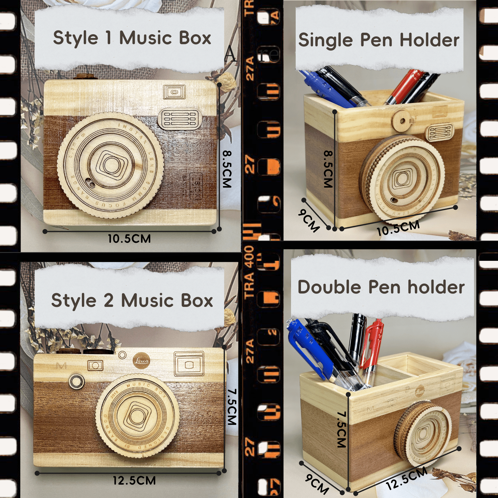 Personalized Customized Memory Retro Camera Film HD Photo Album Film Roll Keychain F3 Voice Message Creative Birthday Valentine Christmas Graduation Friend Anniversary Gift Souvenir Customized Handmade - uniqicon